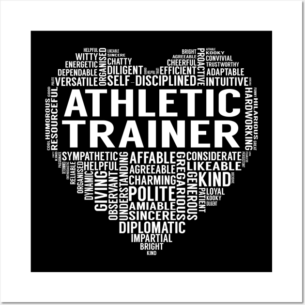 Athletic Trainer Heart Wall Art by LotusTee